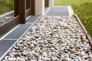 French drain installation service for yard drainage in Frisco TX