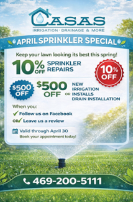 April Sprinkler Special